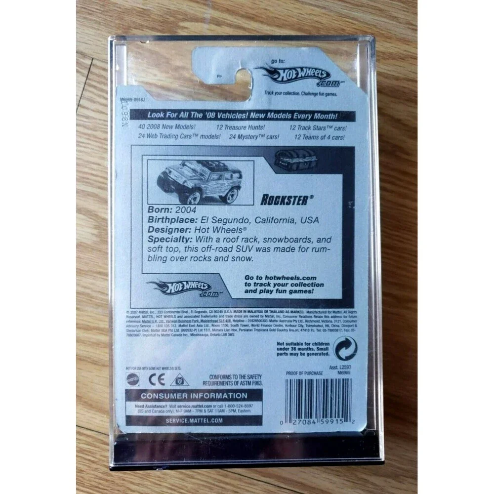 Protech Clear Acrylic Free Stand Display Case Single Diecast Model 7"x4.5x2" Box - Picture 6 of 16